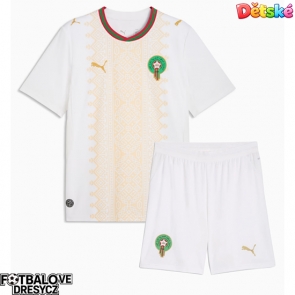 Maroko Dětské Venkovní dres komplet MS 2026 Krátký Rukáv (+ trenýrky)